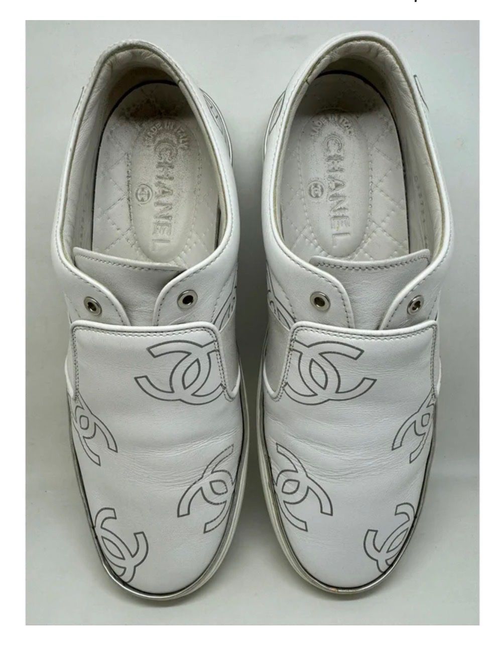 Chanel Scarpe da donna: Chanel Leather Slip On – Usato da Kloten venduto da liu_65tx 5