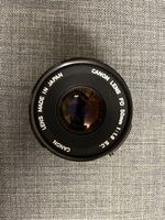 Objectif Canon Lens FD 50mm 1:1.8 S.C. 