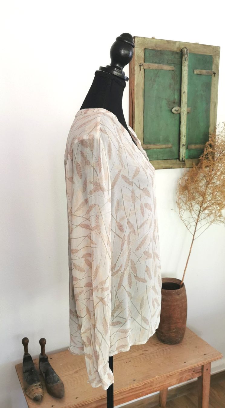 Nile Camicette: Nile zarte Viscose Bluse Gr. S/M – Usato da gachnang venduto da tibus1 2