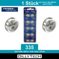 Renata 335 SR512SW Knopfzellenbatterie - 1 Stk.