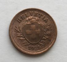 1924 1 Rappen -unz