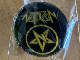 Neil Turbin - Anthrax Pin Anstecker Punk Metal Rock Band