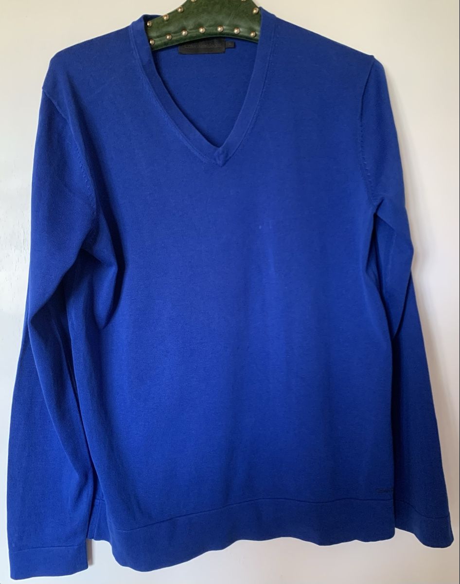 Pulls & Sweat-shirts: Pull Calvin Klein Jeans bleu Taille M en coton – Neuf (Voir description) à Prilly par Sissi_1009