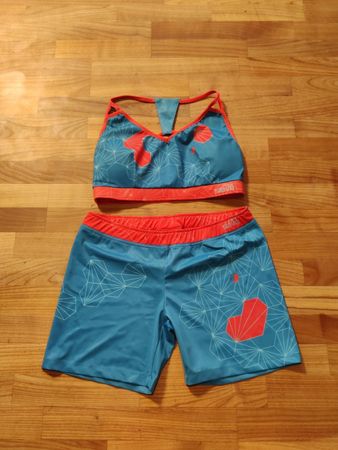 Süsses Sportset (Sport-BH + Hose), rock slave, Gr. L