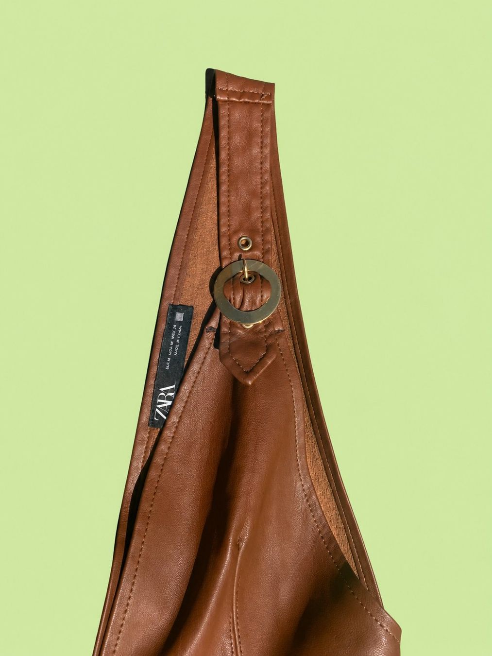 Zara Kleider: Brown Faux Leather - ZARA – Gebraucht aus Lugano von selling_nice_stuff 1