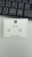 Ohrstecker Tosh Schmetterling Silber 925 Zirkonia neu