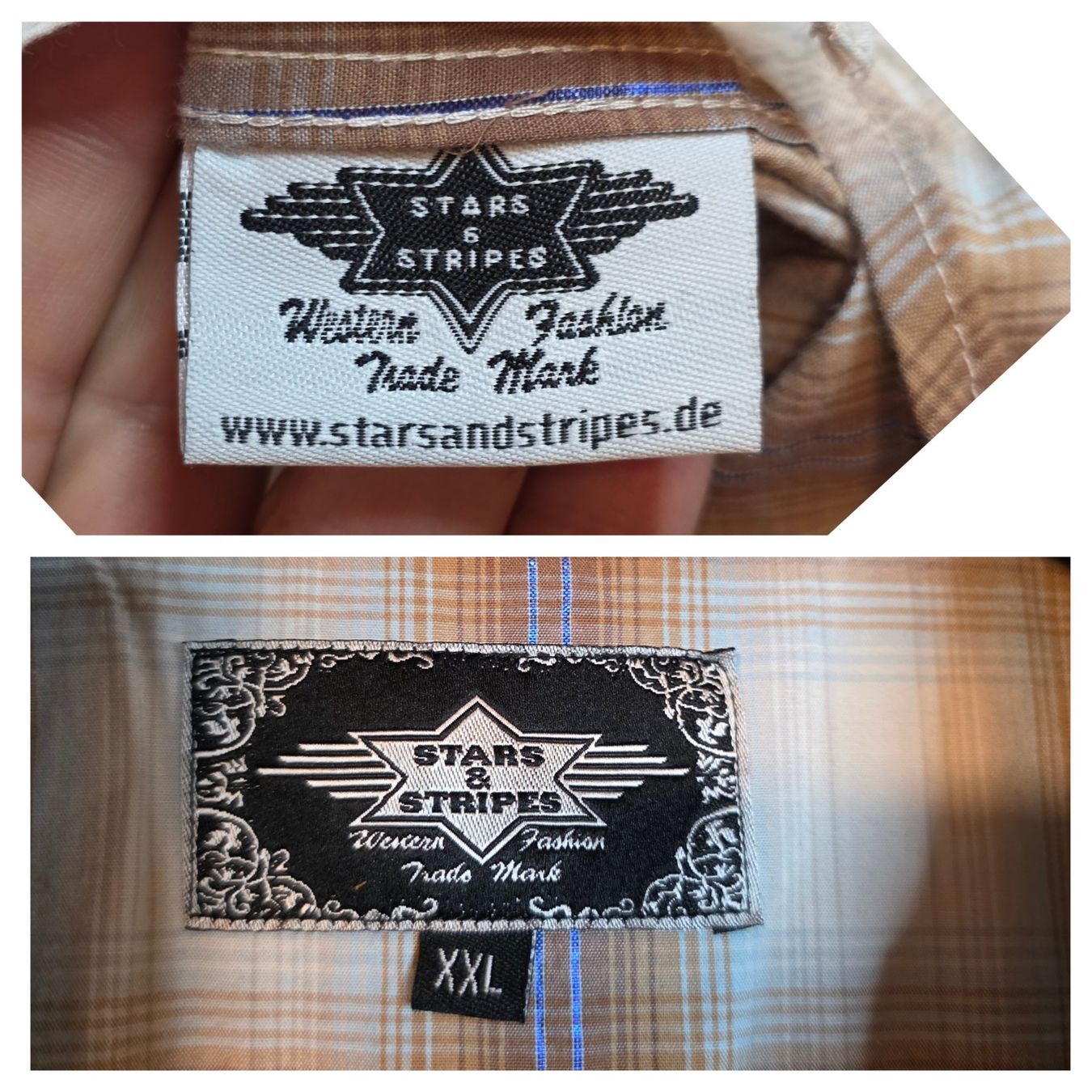 Hemden: Vintage Hemd Stars & Stripes 2XL – Gebraucht aus Wald ZH von CapLux 2