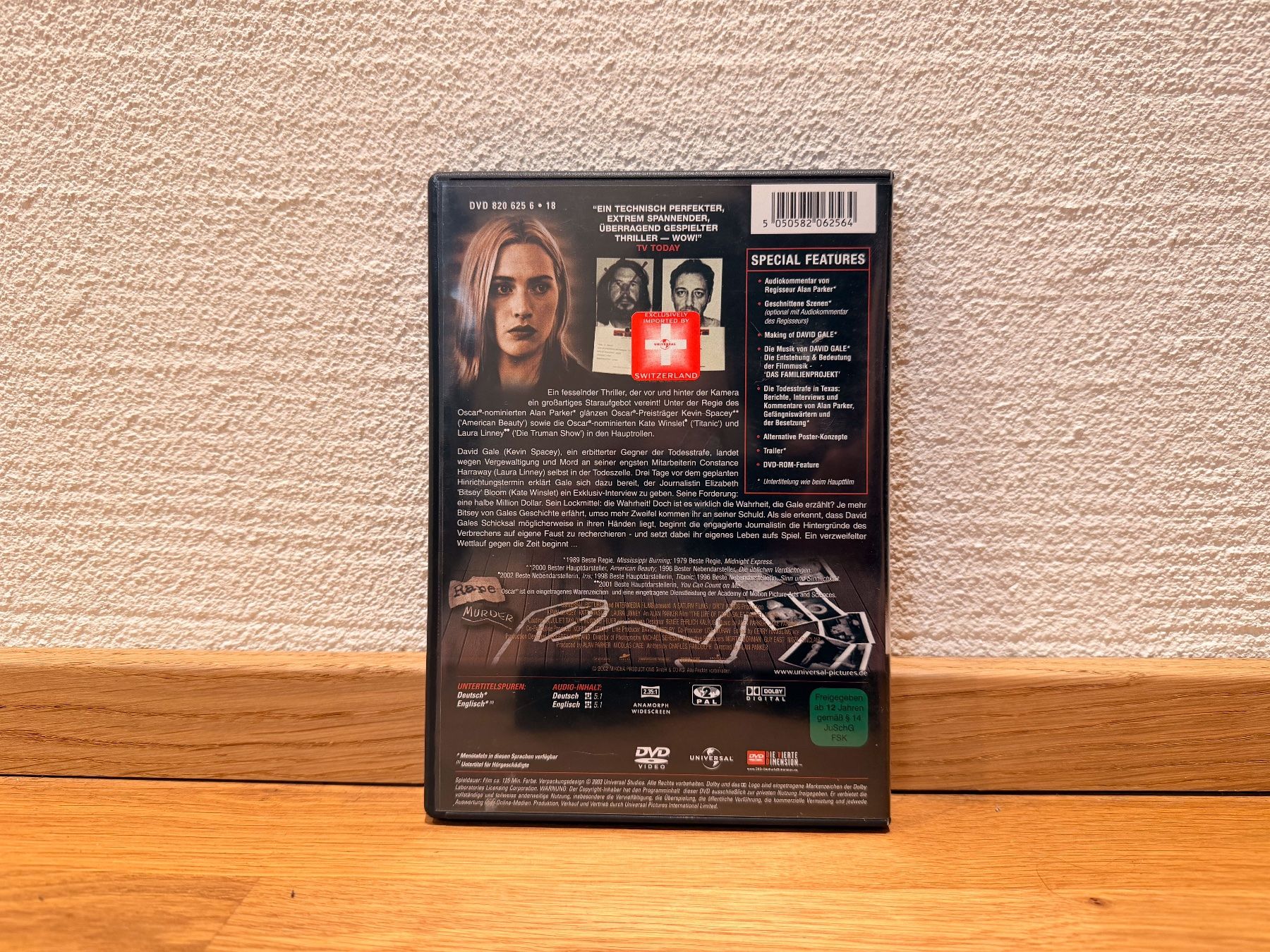 Tutti i DVDs: Das Leben des David Gale (DVD) – Usato da Reinach BL venduto da Graphix 1
