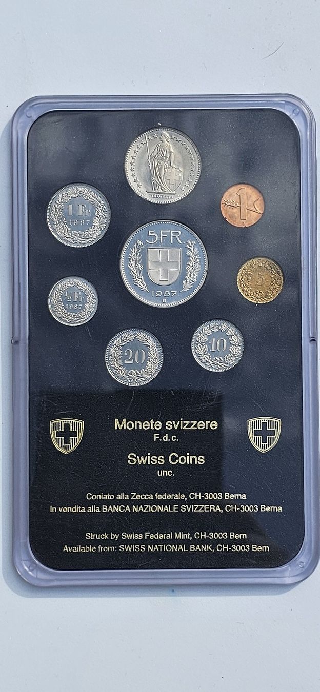 Alle Münzen: Schweizer Münzsatz 1987 – Neu (gemäss Beschreibung) aus Wettingen von Top_mesi