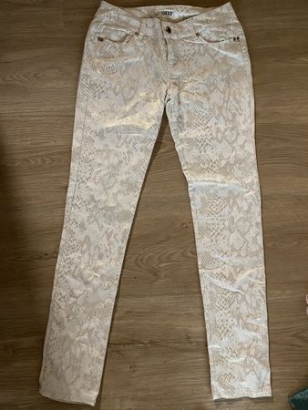 OXXY Hose, neuwertig, Schlangenmuster, Gr. 36