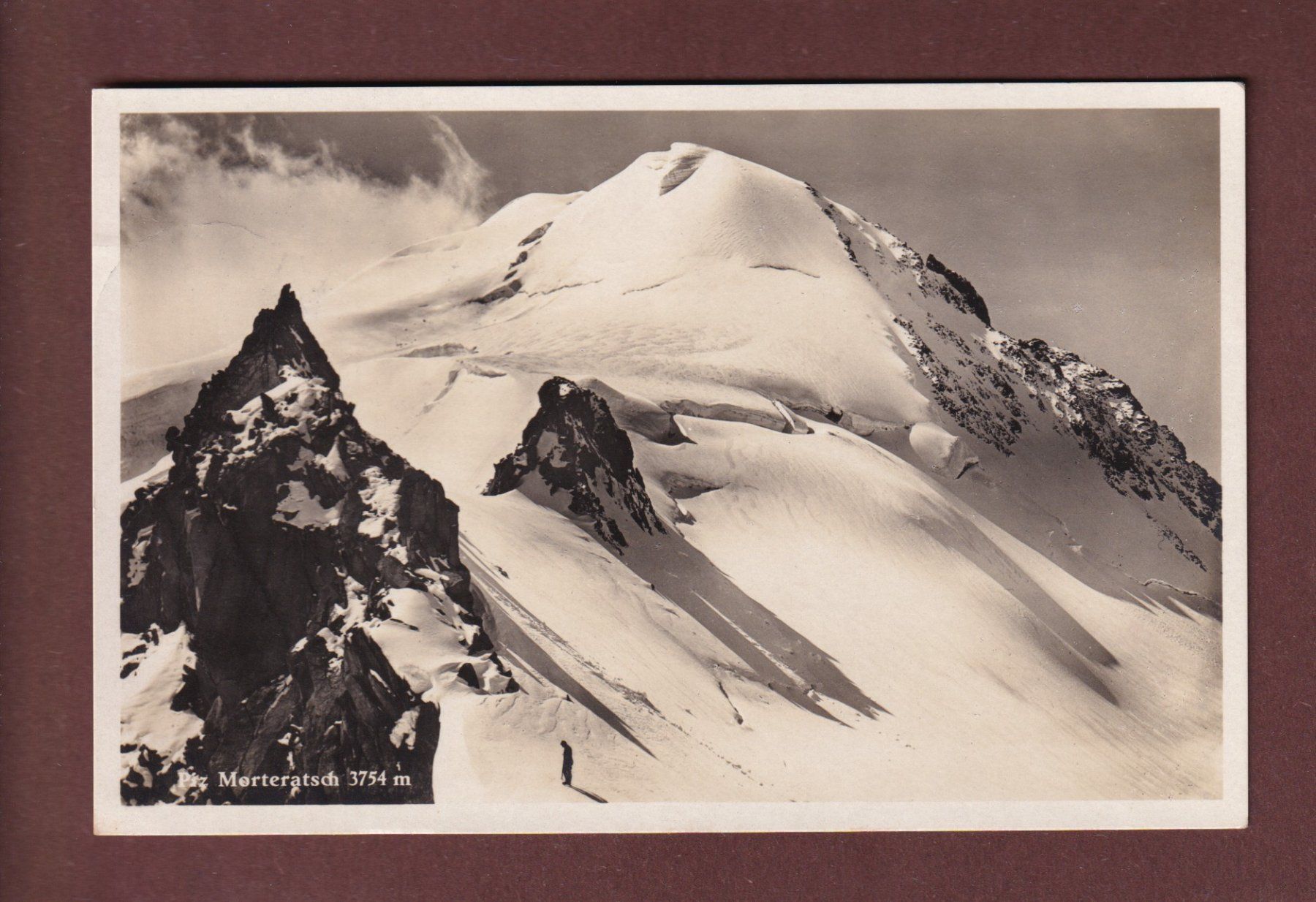 Cartoline postali: PIZ MORTERATSCH - 1934 – Usato da Pully venduto da nicecards-shop