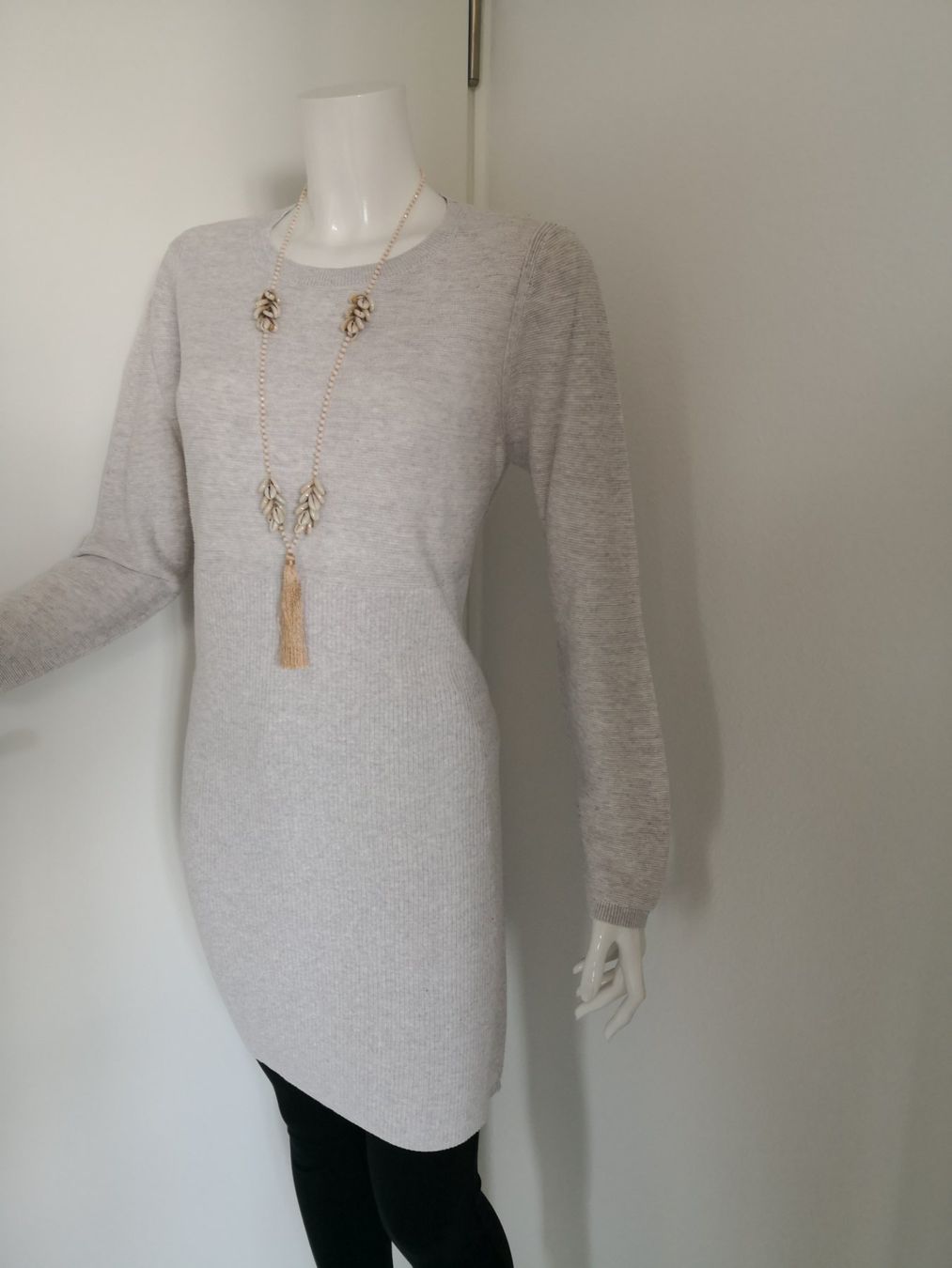 Vestiti: 🤩STREET ONE STRICK-KLEID HELLGRAU – Usato da Olten venduto da Naja-Twins-Twins 4