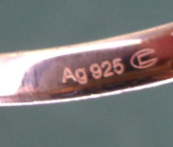 Anelli: Ring 925 Silber mit synthetischem Stein – Usato da Muri AG venduto da silvermouse007 4