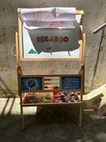 Mal- und Lernstaffelei mit viel Zubehör für Kinder 🎨