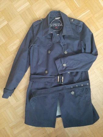 Trenchcoat dunkelblau Gr 38