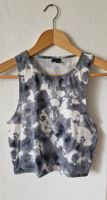 Vero Moda Crop Top Gr. L, stylischer Batik-Look