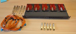 10Gbps Netzwerk Set - SFP+ Switch, 5 ASUS Karten, Kabel
