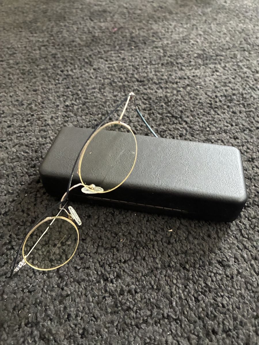 Occhiali & Lenti: Brille silber/blau rund mit Etui – Usato da Bolligen venduto da Vroni23