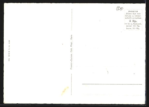 Cartoline postali: Magglingen / Macolin, Blick auf die Alpe – Usato da Berlin venduto da bartko-reher 1