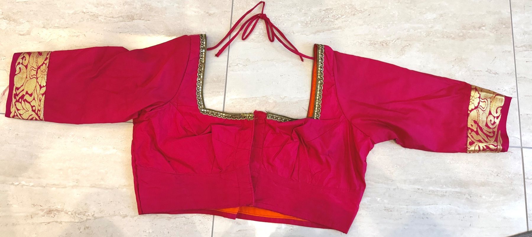 Robes: Sari in pink mit Bluse – Neuf (Voir description) à Wichtrach par Alyasahana 2