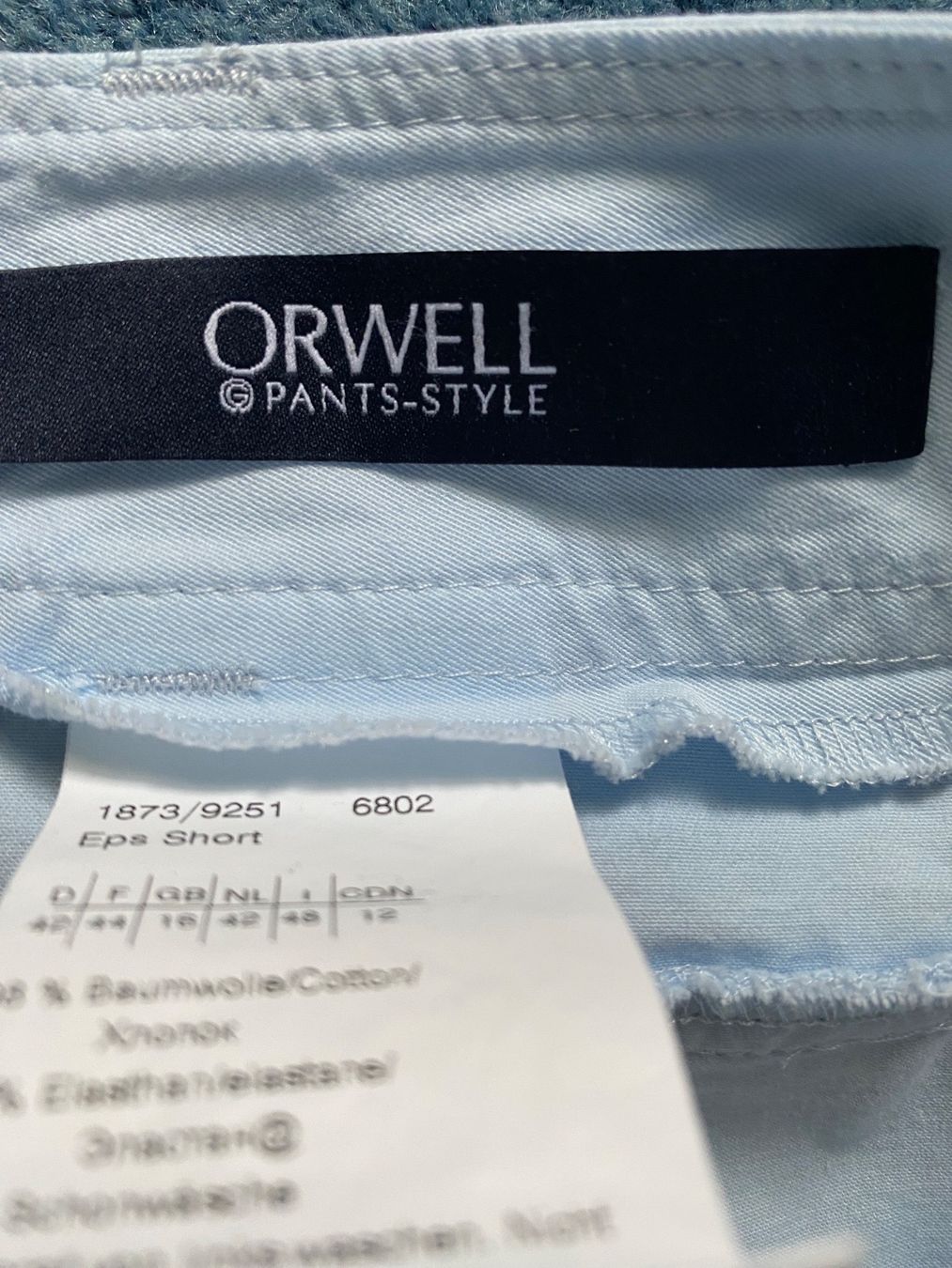 Pantaloni: Hose 3/4 ORWELL hellblau Gr. 42, NEU – Nuovo (secondo la descrizione) da Zürich venduto da DidierTG 3