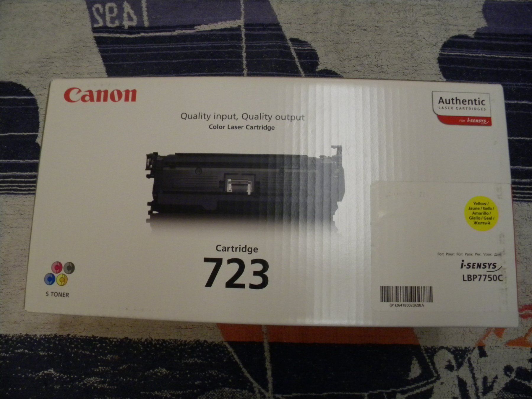 Canon Cartucce per stampanti & toner: 723 Canon yellow – Nuovo e nell'imballaggio originale da Bühler venduto da Wini100