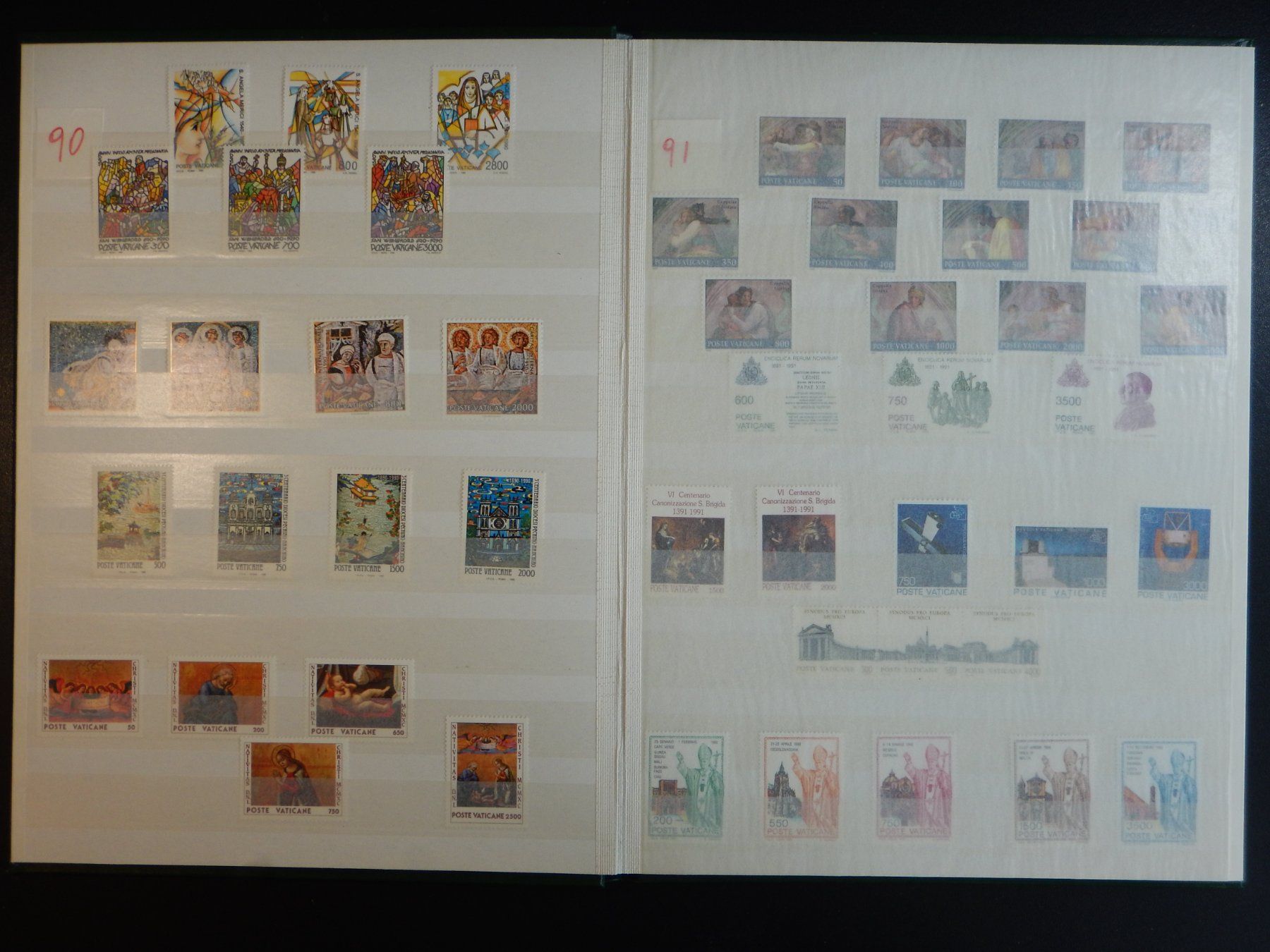 Tutti i francobolli: Vatikan Sammlung 1987-1998 ** – Usato da Zürich venduto da Muehlekauf 2