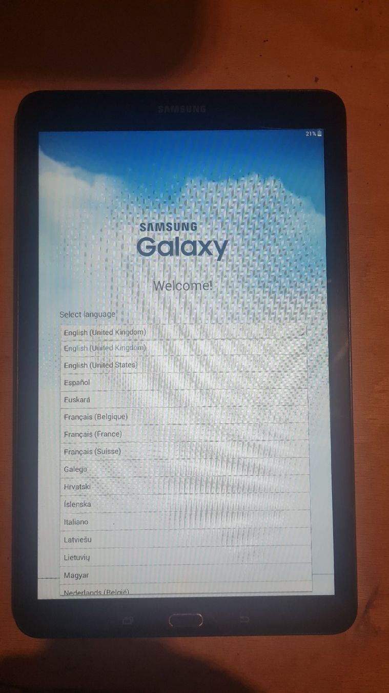 Samsung Tablettes PC: Tablette Samsung Galaxy Tab E – D'occasion à Chesières par HerveH