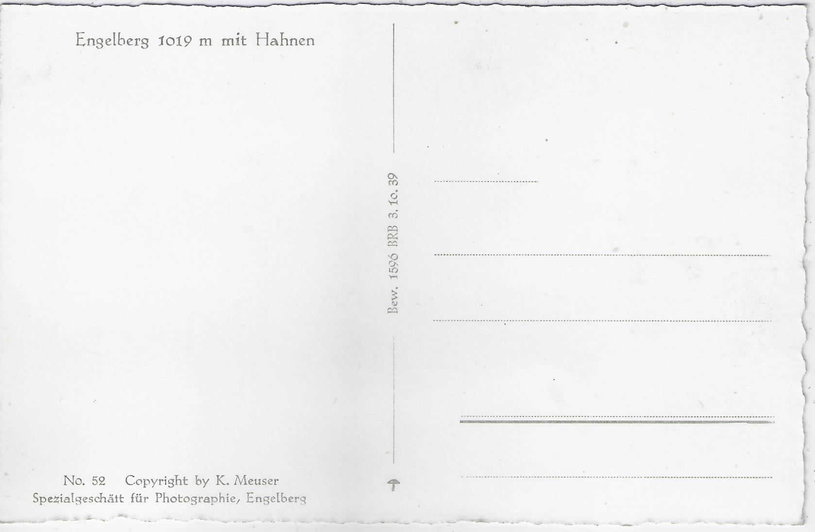Cartoline postali: Engelberg - Generalansicht – Usato da Ettingen venduto da Kartenplanet 1