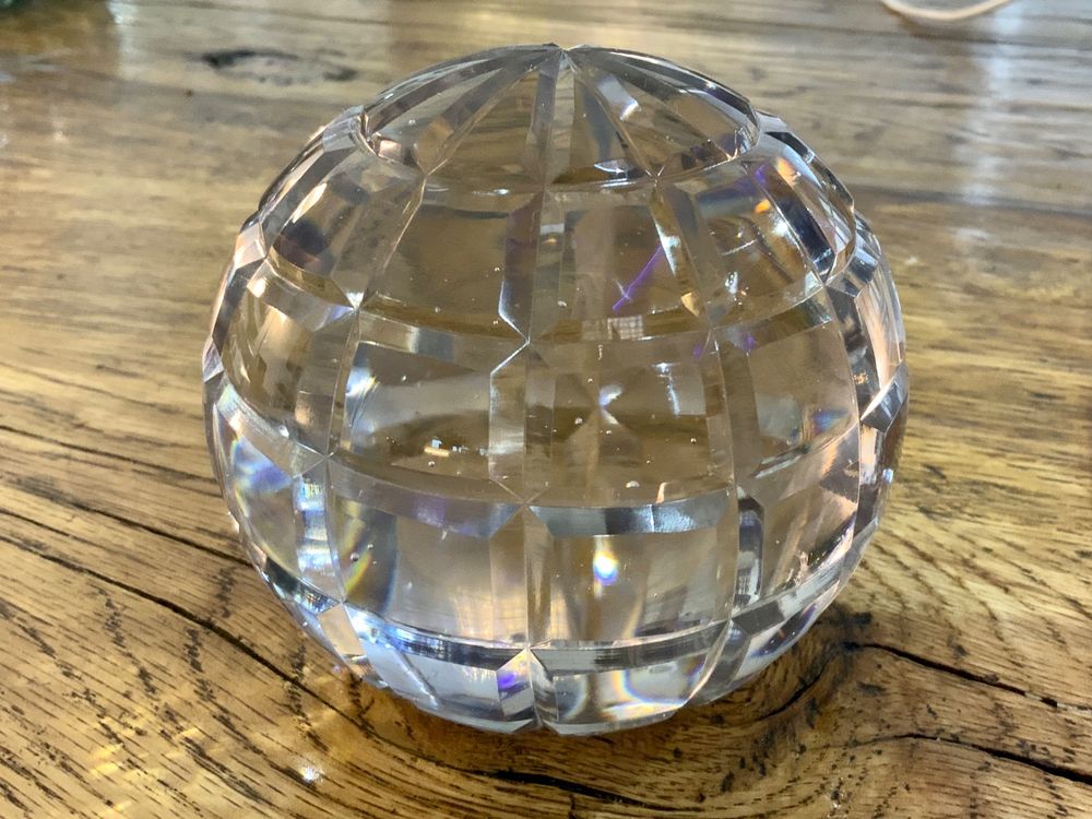 LONGWIN Kristall Briefbeschwerer - Facettierter Diamant Dekoration - 60mm Hochzeitsgeschenk