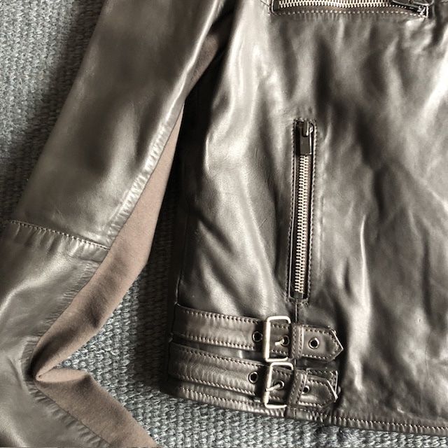 Mango Giacche: Lederjacke taupe S – Nuovo (secondo la descrizione) da Bennau venduto da Fury3 1