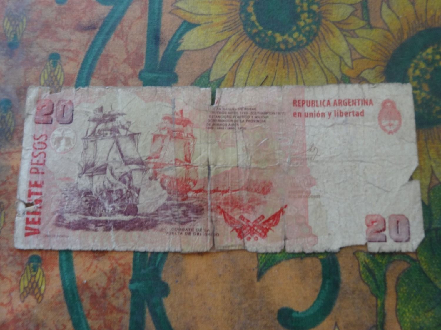 Banconote: ARGENTINE  20  Pesos  Billet – Usato da Romanel-sur-Lausanne venduto da Swift13 1