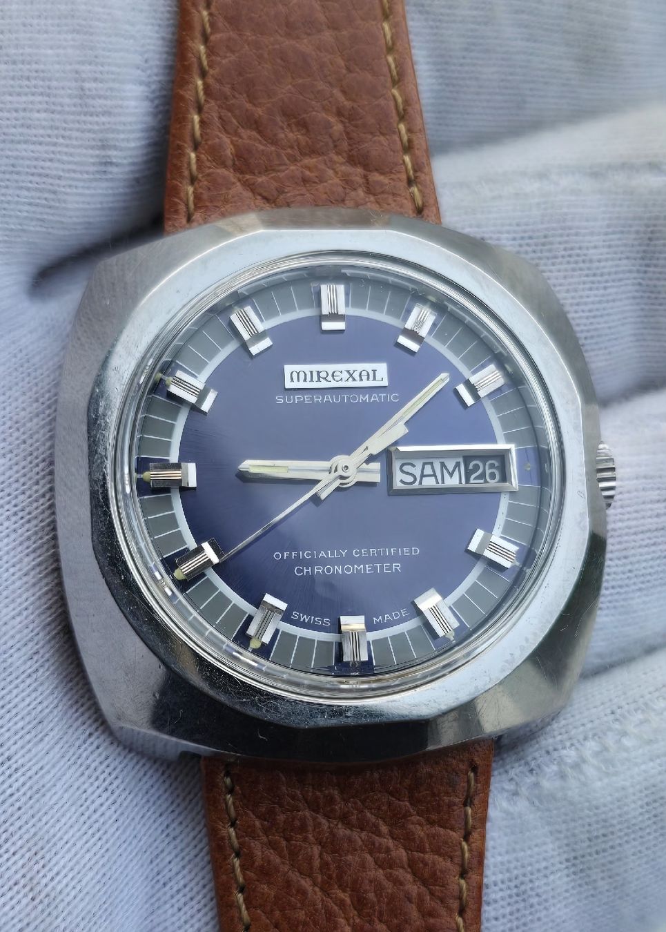 Mirexal Orologi: Montre Mirexal Superautomatic Chronometre Rare  – Usato da Grand-Lancy venduto da Montre-Swiss