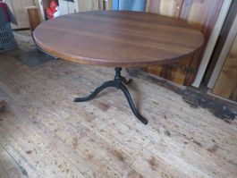 antiker Beizentisch rund 128cm