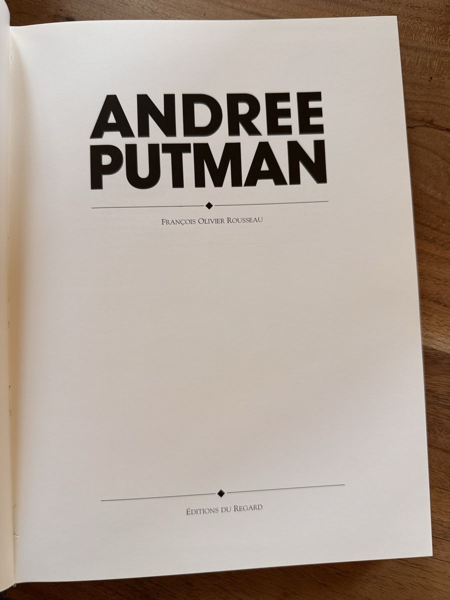 Libri: Andre Putman Künstlerbuch 1989 – Usato da Nidau venduto da Nintschgu 1