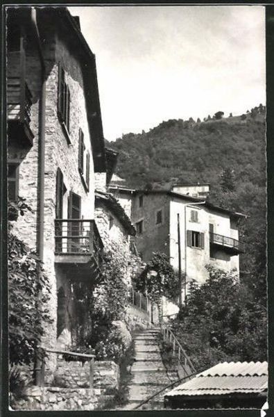 Cartoline postali: Albonago, dettaglio, verso 1940-45 – Usato da Frauenfeld venduto da POML