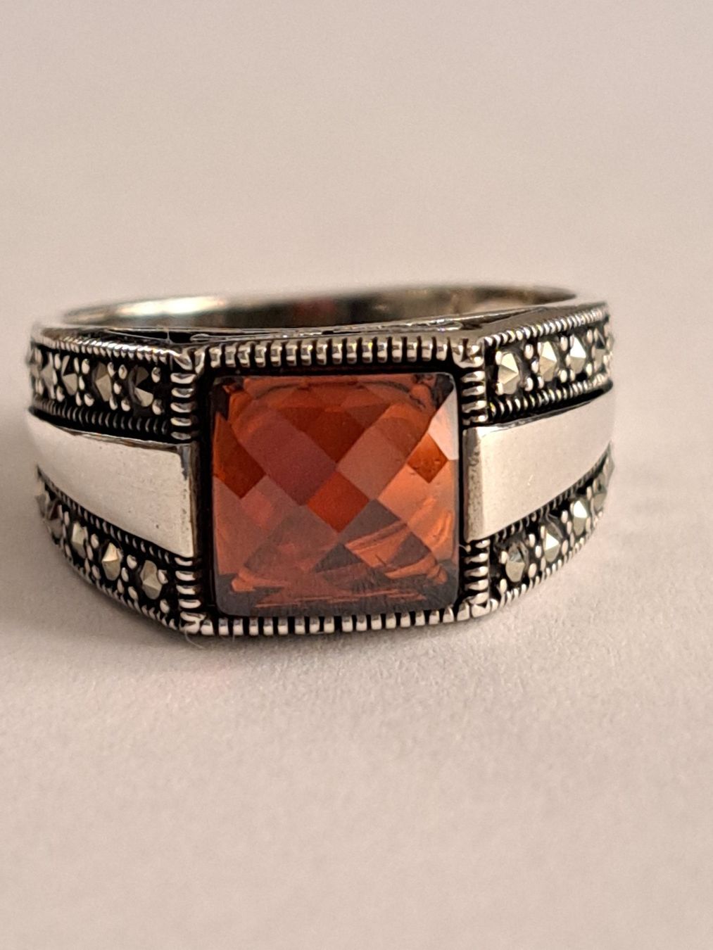 Ringe: 0001 - Bague en argent, Markazit, taille 58 – Neu und originalverpackt aus Neuchâtel von NIDAVELIR