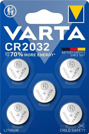 Varta CR2032 Batterie, 5 Stk. im Blister