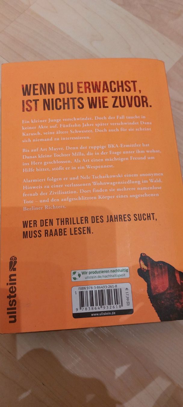 Bücher: Die Nacht von Marc Raabe – Gebraucht aus Samstagern von Bladetigi 1