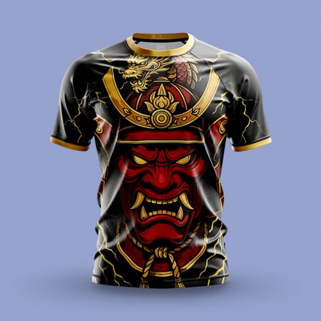 T-shirt compression sport noir Lionheart – fitness Samurai