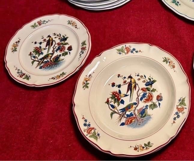 Villeroy & Boch Piatti: 4 Villeroy&Boch Teller Phoenix rot – Usato da Hindelbank venduto da brm_72zv