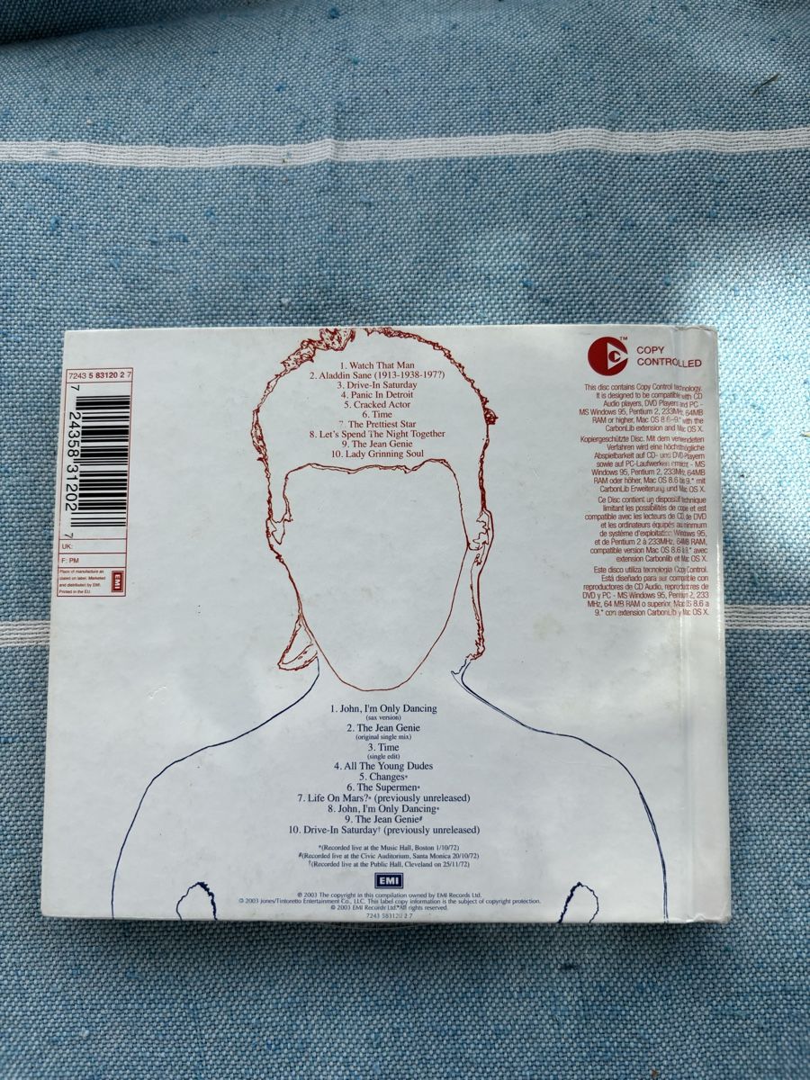 CD: David Bowie - Aladdin Sane - 30th Anniversary 2CD Edition – Usato da Moutier venduto da harpagophytum 1