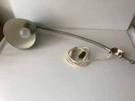 Alte Schwanenhals Klemmlampe
