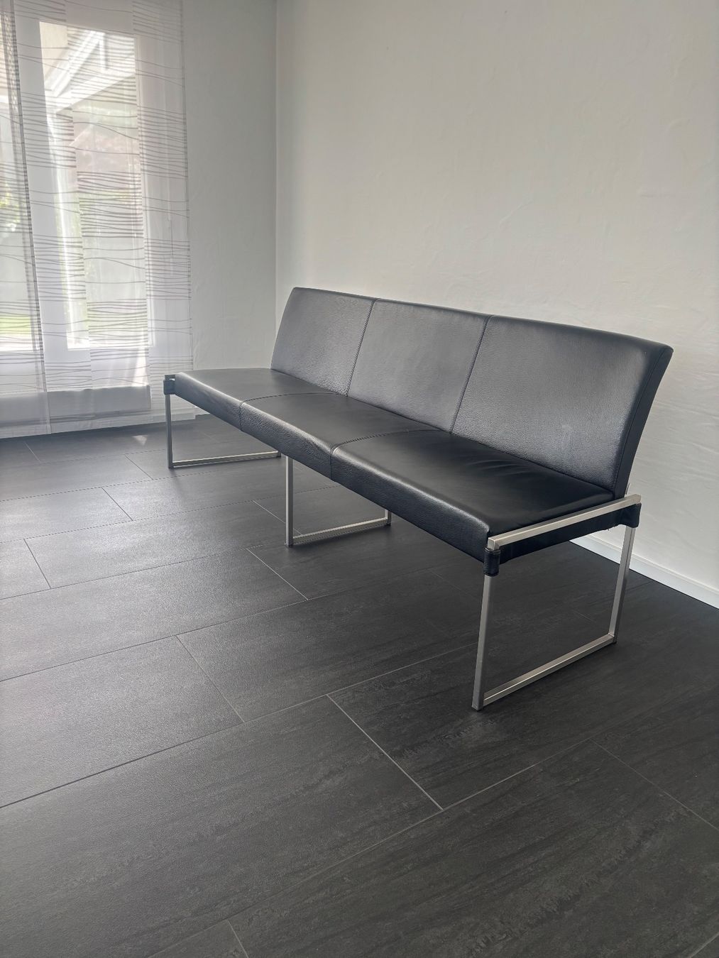 Pfister Panchine: Ledersitzbank 220x70x85 – Usato da Dänikon ZH venduto da Simpam 1