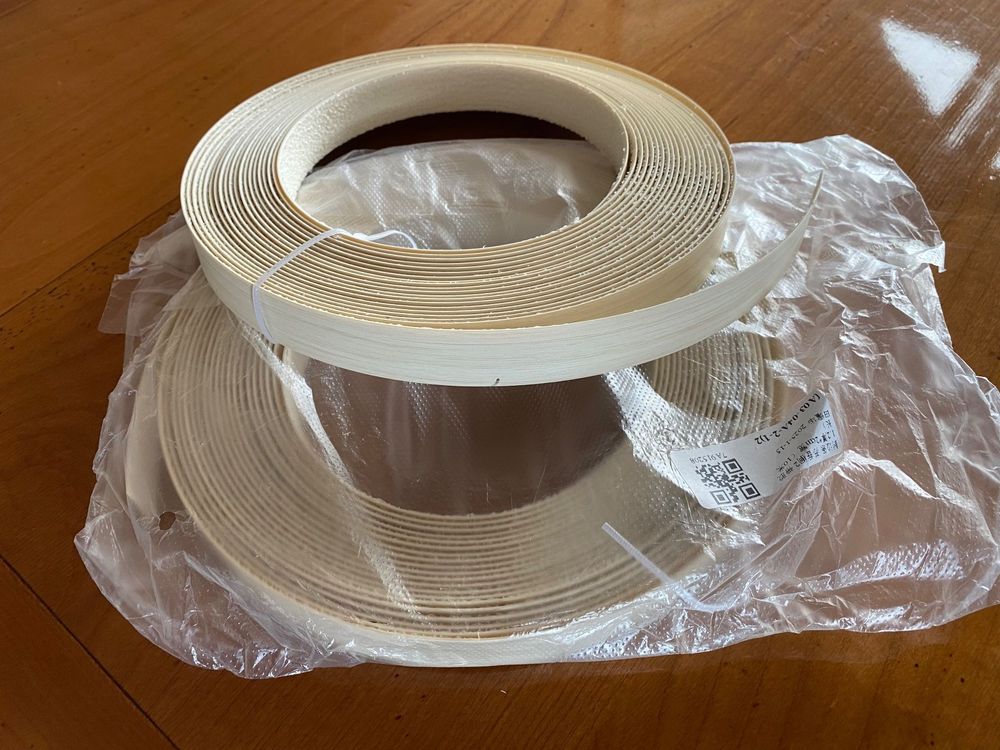 PVC Kantenband Weiß 19mm X 8m - Selbstklebend Für Möbel & Arbeitsplatten