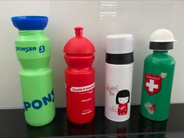 4x Flasche… Sponser, Sigg etc