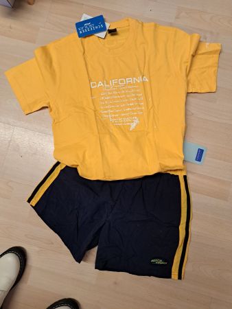 Bade Short mit Shirt M Schiesser