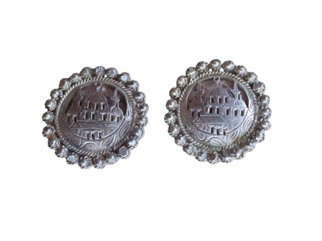 Orecchini pendenti & Orecchini a lobo: Ohrclips Vintage Silber Blaue Moschee – Usato da Mörschwil venduto da wunderkiste44 1