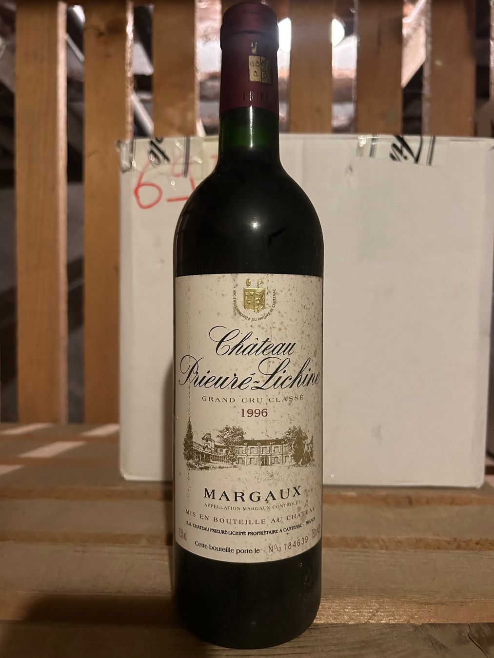 Vino: SUPERBE Château PRIEURE-LICHINE 1996 Margaux – Nuovo (secondo la descrizione) da Roche VD venduto da avediscipule