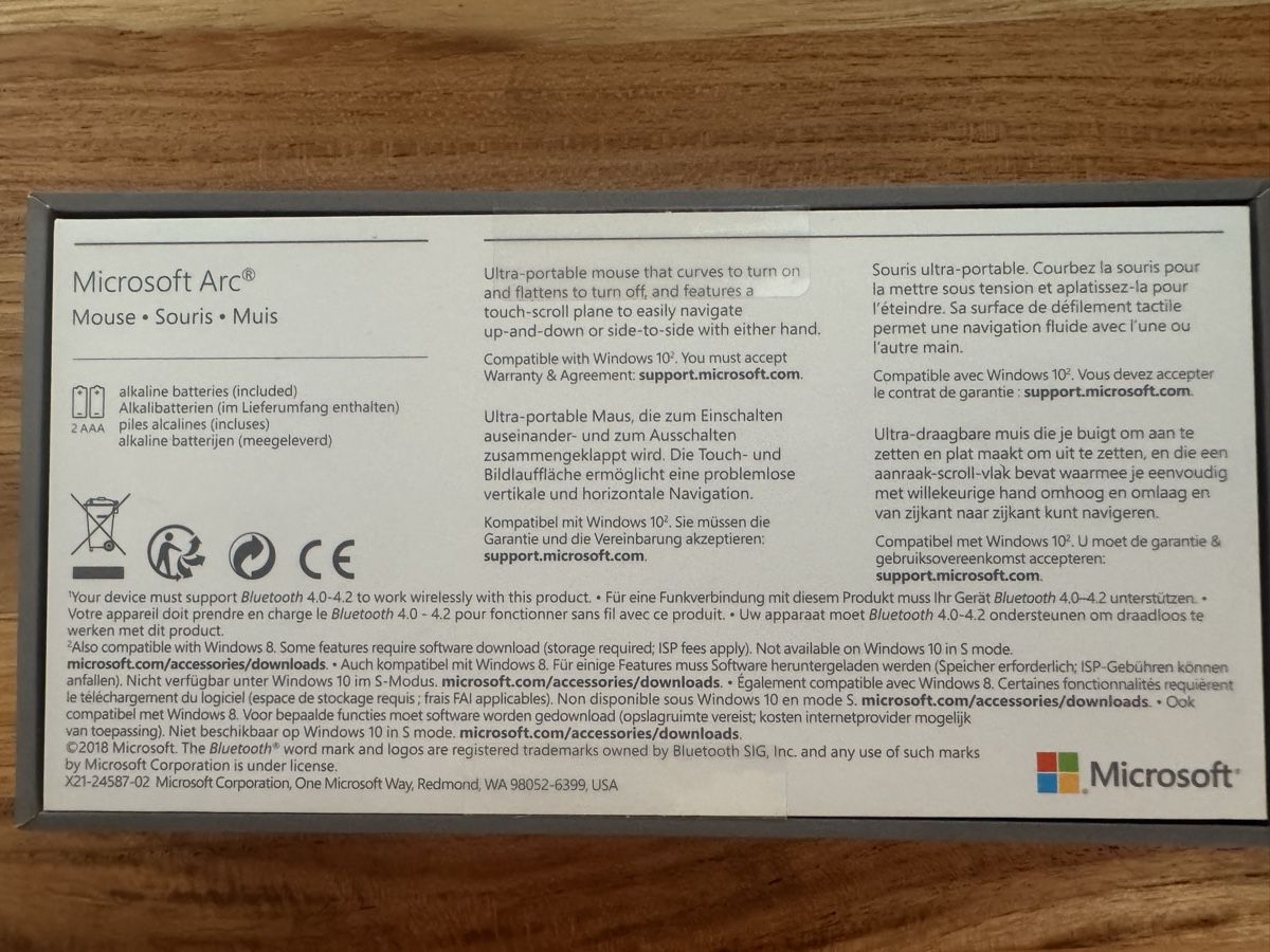 Microsoft Souris: Arc Mouse (Microsoft) – Neuf (Voir description) à Carouge GE par ant_h7rq 2